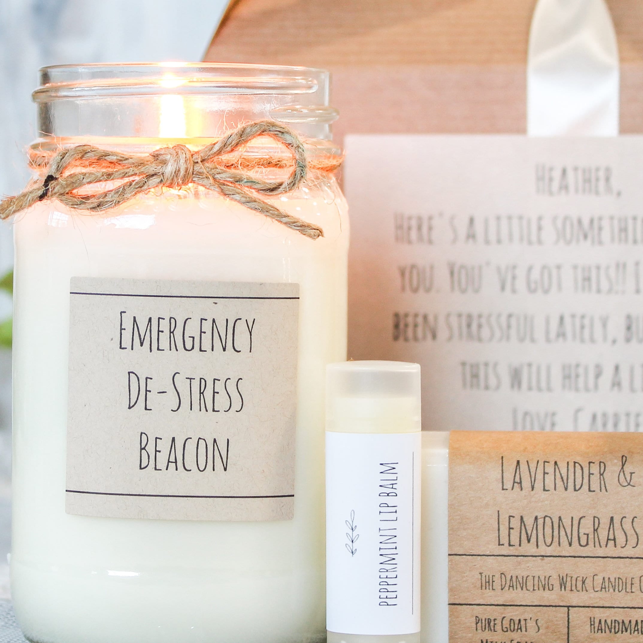 Stress relief Care Package / Relaxation self care gift box for friend, / Thinking of you gift /  Spa Gift Set / Sending Some sunshine