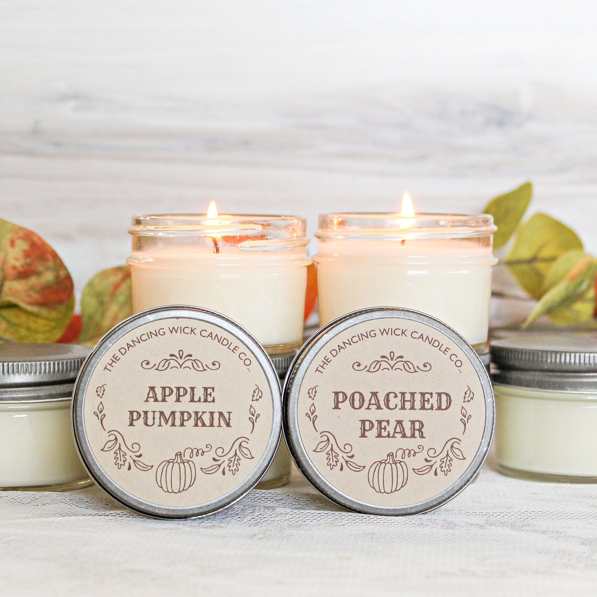 Sampler Pack / 6 - 4 oz Candles / Soy Candles / Variety Scent Pack / Samples /