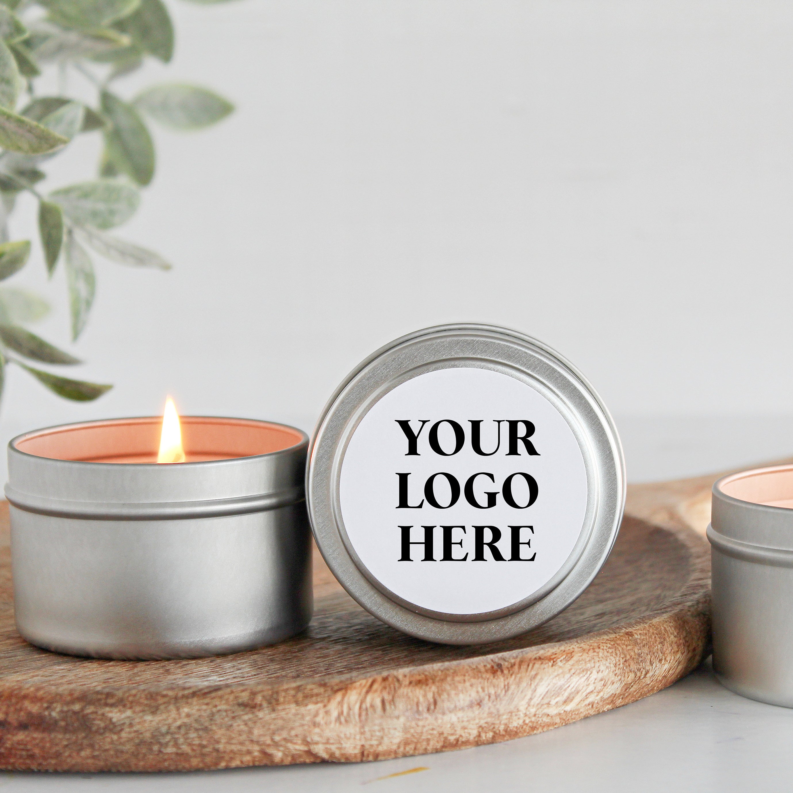 Corporate Logo Gifts / Bulk Business Gifts /Set of 10 Candle Favors / Holiday Gifts / For Clients / Employees / Personalized / For Swag