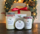 Holiday Candle Gift Set / Christmas Spa Gift Set / Holiday Gift Set / Spa Gift Set / Candle Set / Christmas Gift with Box / Merry & Bright