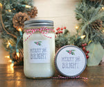 Holiday Candle Gift Set / Christmas Spa Gift Set / Holiday Gift Set / Spa Gift Set / Candle Set / Christmas Gift with Box / Merry & Bright