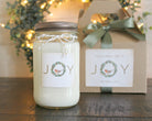 Joy Christmas Candle / Holiday Gift Candle / Personalized Christmas Gift / Personalized Holiday Gift / Christmas Gift / Send Holiday Gift