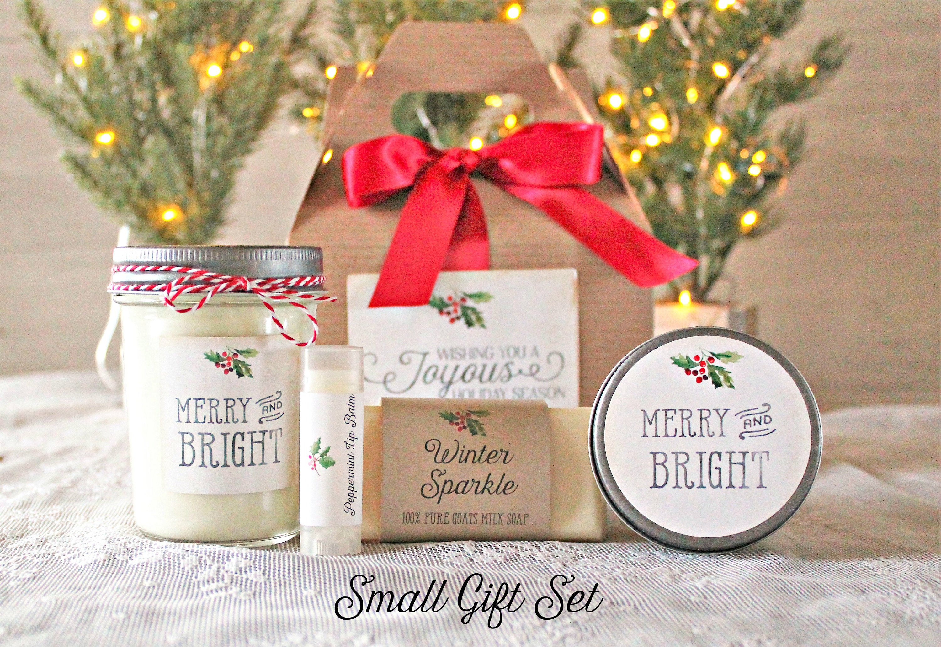 Holiday Gift Box / Christmas Spa Gift Set / Christmas Gift Idea / Christmas Gift For Her /Christmas Gift For Him / Personalized Holiday Gift