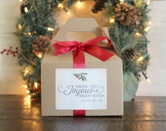 Holiday Gift Box / Christmas Spa Gift Set / Christmas Gift Idea / Christmas Gift For Her /Christmas Gift For Him / Personalized Holiday Gift