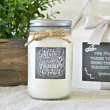 The Influence of a Teacher can never be Erased Candle Gift / Personalized Teacher Gift / 16 oz. Candle / Gift For Teacher