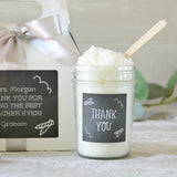 Teacher Gift / Personalized Teacher Gift / Thank you Gift / The influence of a great teacher can never be erased / Spa Gift Set / Soy Candle