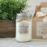 Teaching is a work of heart Candle / Personalized Teacher Gift / 16 oz. Candle / Gift For Teacher / Candle with box Gift