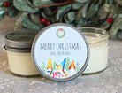 Gnome Christmas Favor / Personalized 4 oz. Holiday Favor Candles / Christmas Candle / Christmas Gift Idea / Christmas Party Favor /