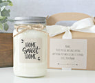 Housewarming gift / Home Sweet Home Soy Candle / New Home Gift / Realtor Closing Gift / First Home Gift / Anniversary / Housewarming Candle