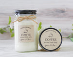 Coffee Candle / Soy Candle / Scented Candle / Coffee Lover Gift / Fresh Brewed Coffee / Coffee Decor / Container Candle / Handpoured