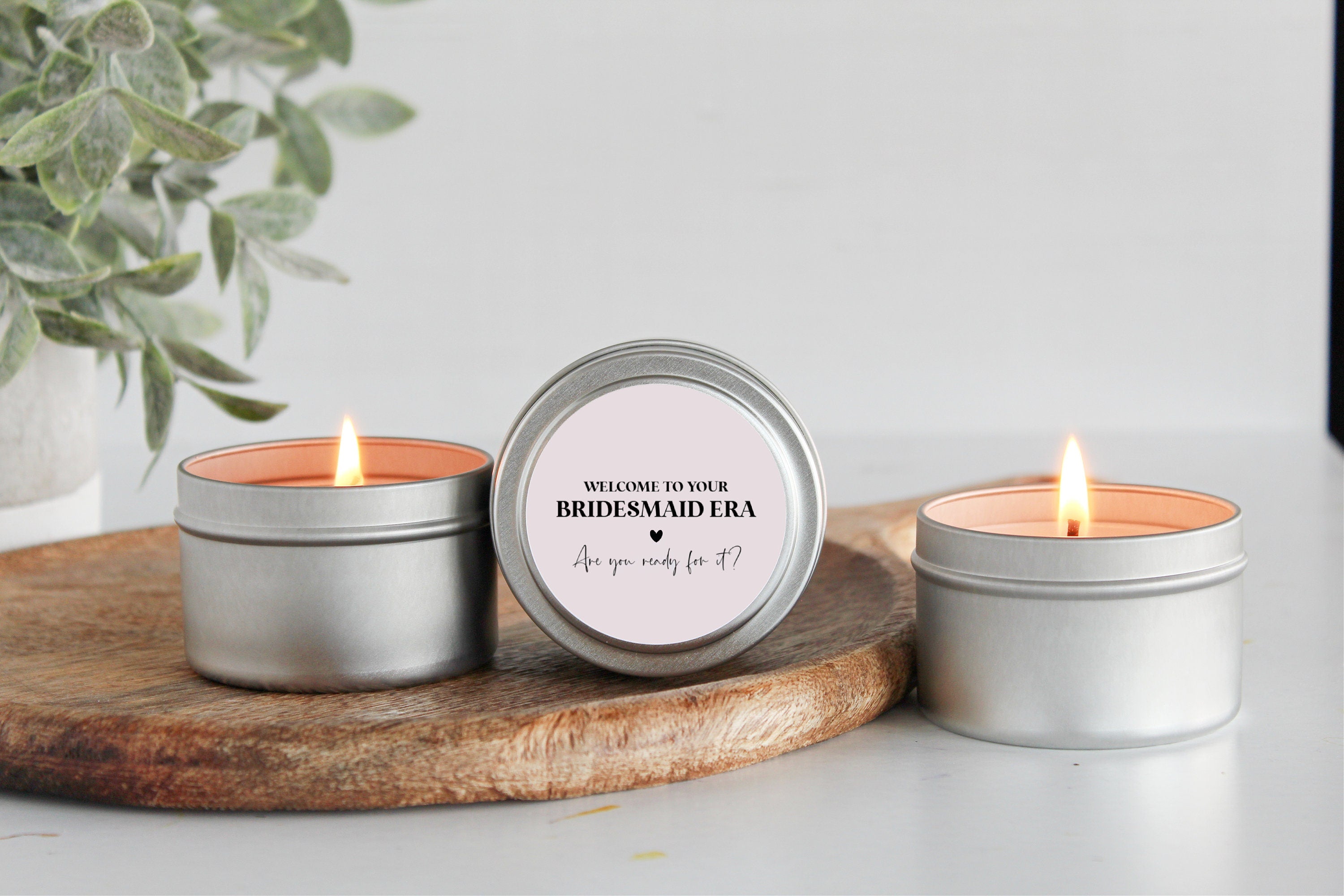 Bulk Bridesmaid Proposal Gift / Soy Candle / Small Bridesmaid Gift / Welcome to your Bridesmaid Era / Unique / Will you be my /Maid of Honor