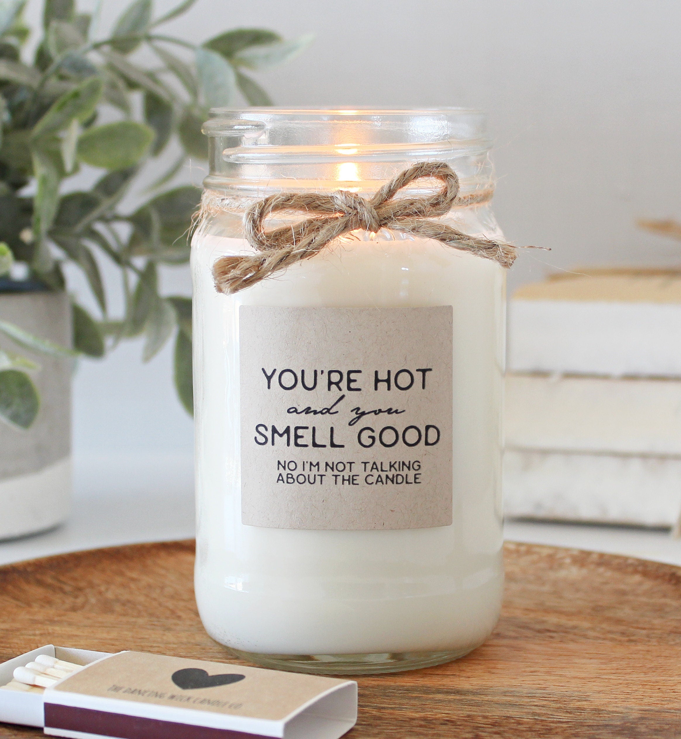 Valentine's Day Gift for Him / Soy Candle / Anniversary gift / Gift for Husband / Gift for Boyfriend / Hot & Sexy Gift Candle /Unique