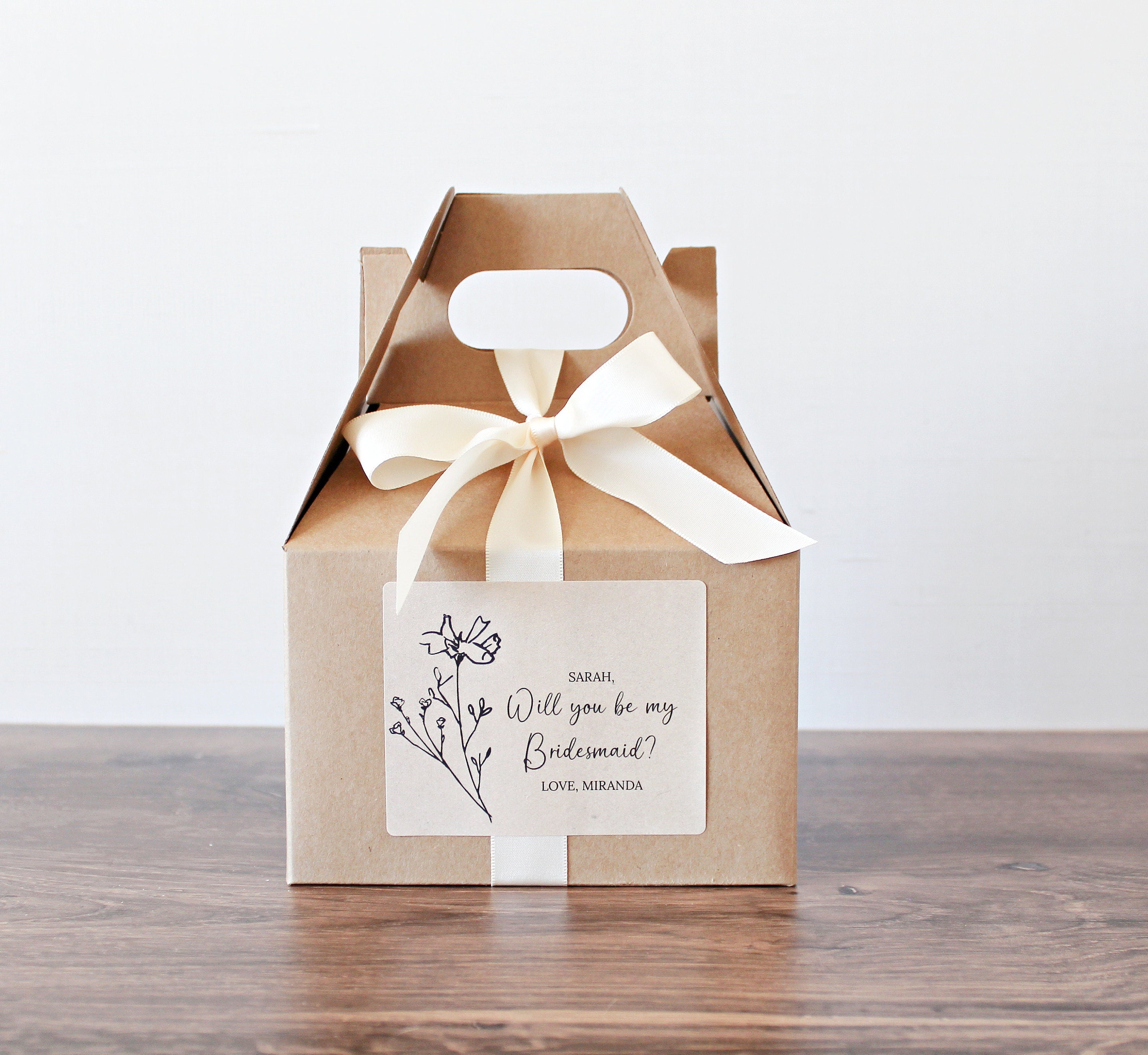 Bridesmaids Proposal Personalized Gift Boxes Will You Be My Bridesmaid Box Set Maid - Matron of Honor Proposal Light up the aisle with me