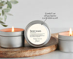 Best Team / Bulk Candles / Set of 10 / Corporate Gift / Team Appreciation Gift / Appreciation Week Gift / Employee Thank You Gift