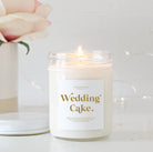 Wedding Cake Scented Soy Candle / Engagement Gift / Bridesmaid Gift / Wedding Gift / Bride & Groom / Smells like / Happily Ever After