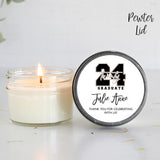 Personalized Class of 2024 Graduation Party Favors / Soy Candle Favors / For Guests in Bulk / College Graduation / High School Graduation