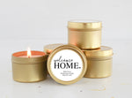 Personalized Welcome Home Candle Favors, Set of 10 Bulk Gift, Realtor Closing Present, New Home, Housewarming Gift, Title Company, Mortgage