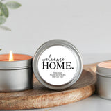 Personalized Welcome Home Candle Favors, Set of 10 Bulk Gift, Realtor Closing Present, New Home, Housewarming Gift, Title Company, Mortgage