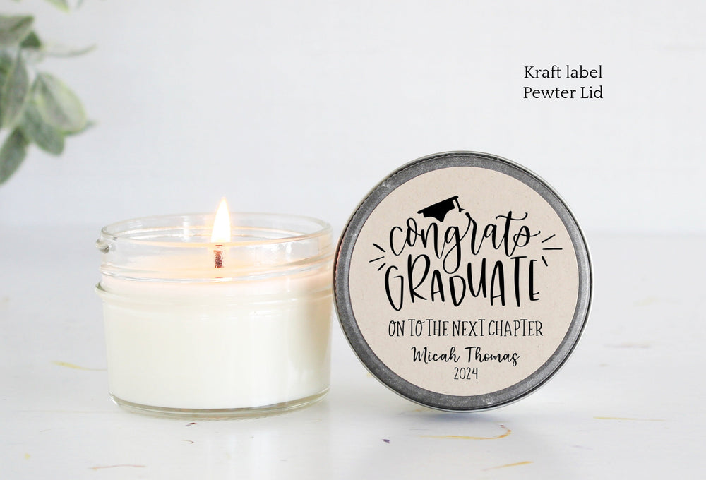 Congrats Graduate Onto the Next Chapter / Candle Favors / Graduation Party Favors / For Guests / High School Graduation / College Graduation