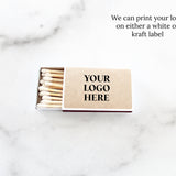 Bulk Logo Match Boxes / Custom Brand Design / Personalized Matches / Custom Promotional Great Business Branding /