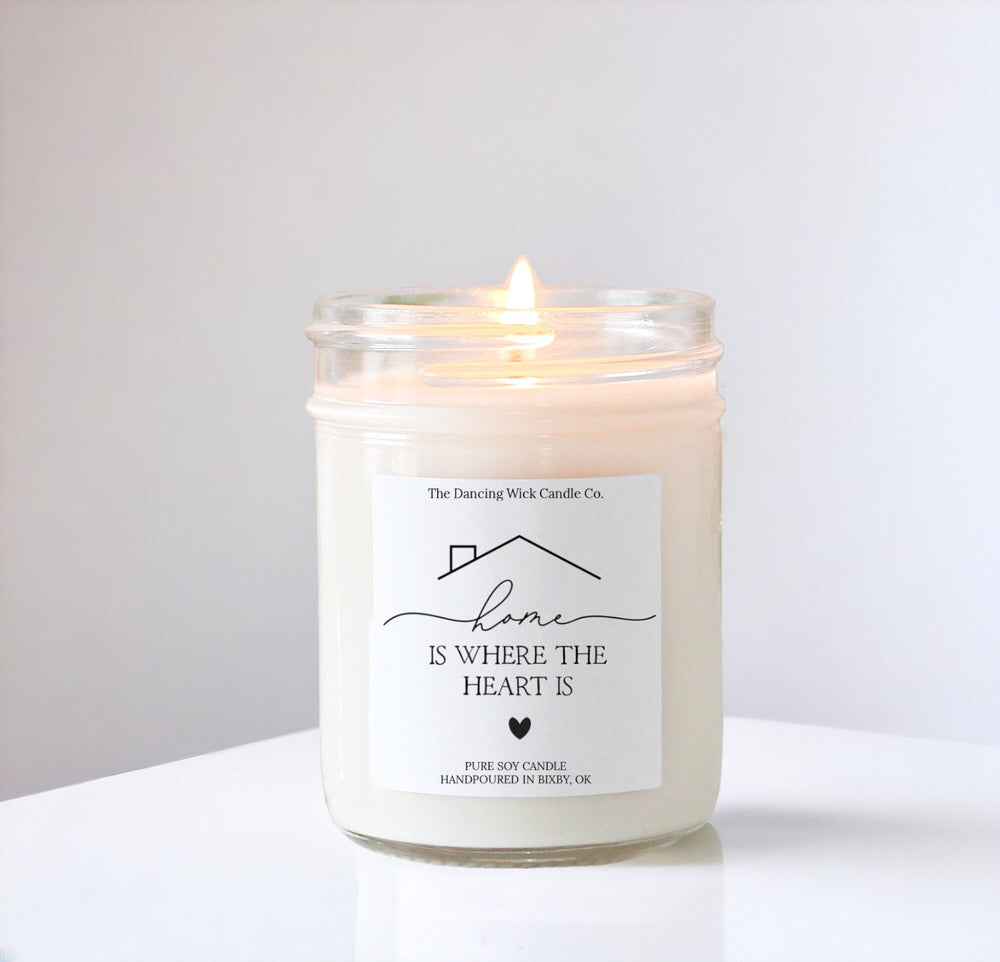 Home is Where the Heart Is Personalized Candle