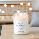 Home is Where the Heart Is Personalized Candle / New Home Gift / Housewarming candle / Realtor Gift / New Apartment / New Homeowner