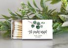 Personalized Matches / Set of 10 / Wedding Favors / The Perfect Match / Reception Favors / Bridal Shower / Engagement Party Favors Floral