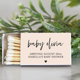 BULK Baby Shower Matches / SET OF 10 / Custom Matches / Baby Shower Favors / Personalized Shower Favors / Custom Party Favors / Unique Favor