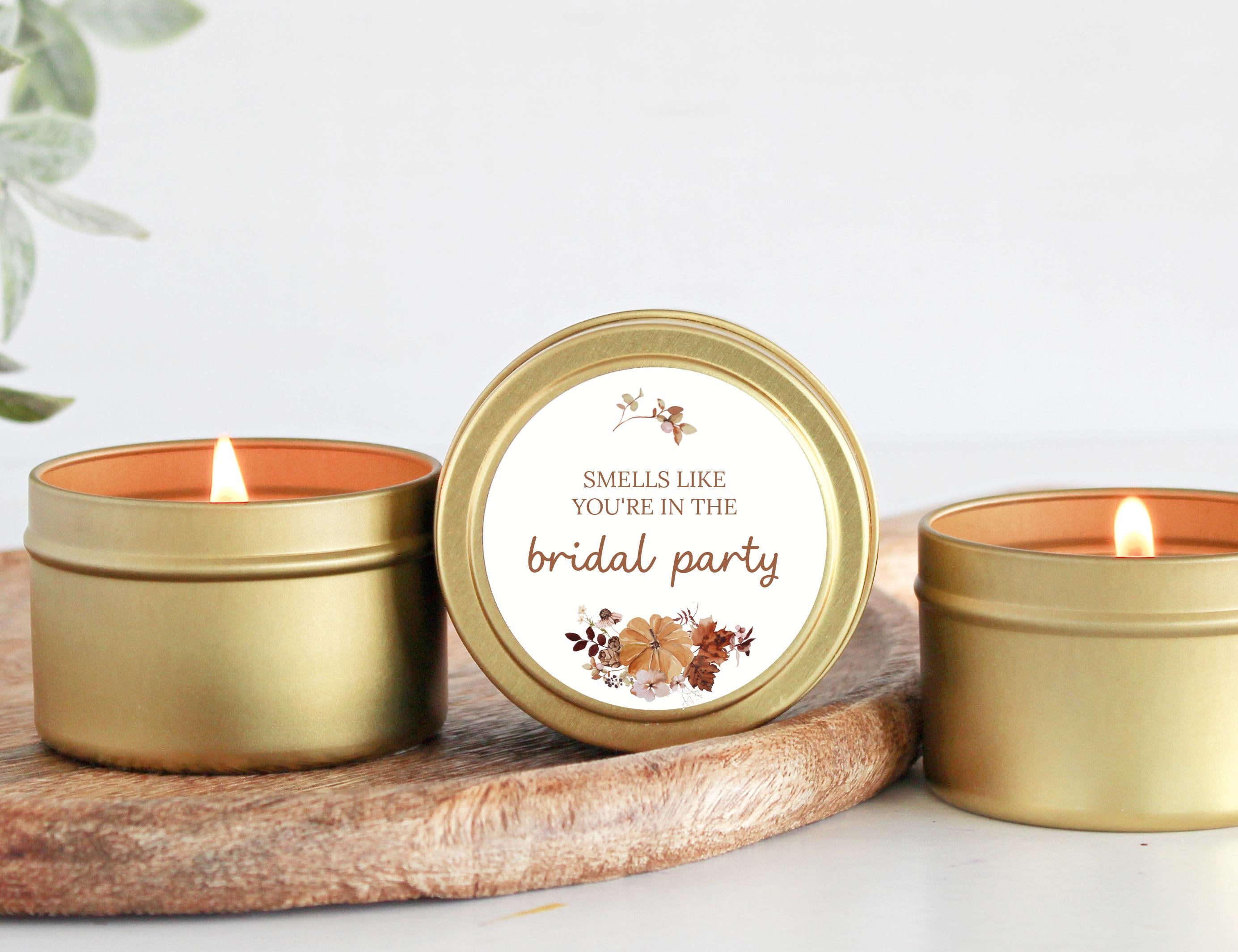 Fall Bridesmaid Proposal Gift / I can't say I do without you / Soy Candle / Maid of Honor/ Matron of Honor / Bulk Bridal Party Gift Autumn