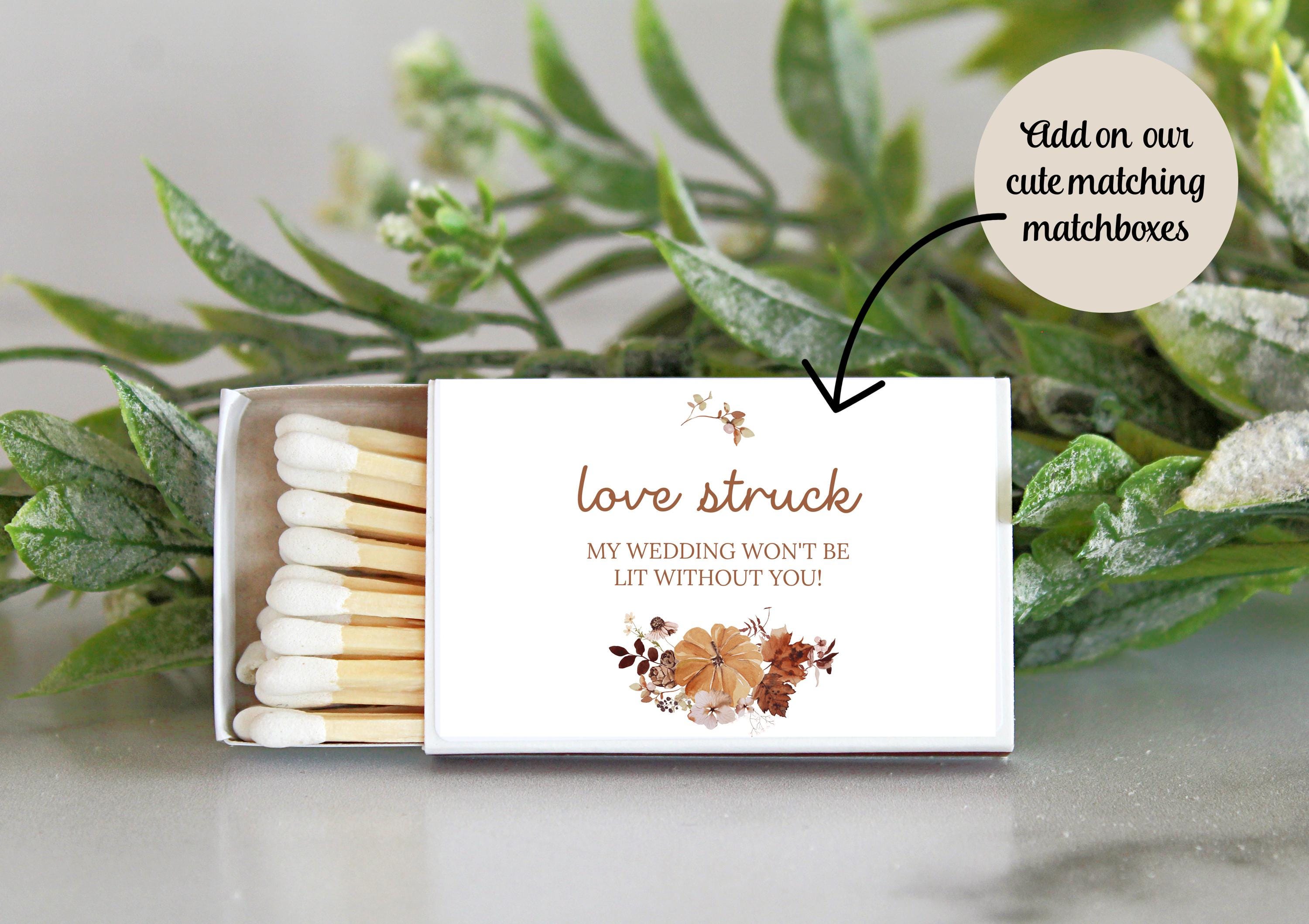 Falling in Love Wedding Favors / Set of 10 Candle Tina / Bulk for Guests / Boho Terracotta Floral Candle Favors Personalized Fall Floral