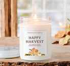 Happy Harvest Fall Candle / Autumn Decor / Friendsgiving / Thanksgiving / Hostess Gift / Scented Soy Candle / Pumpkin Spice / Cinnamon