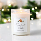 Gingerbread Cookie Soy Candle | Handpoured Christmas Scent | Holiday Bakery Scented Candle | Cozy Winter Gift | Stocking Stuffer