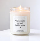 Bridesmaid Proposal Candle / Welcome to my cult, bridal party / Bridesmaid Gifts / Maid of Honor Matron of Honor Gift / Funny Candle