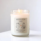 Personalized Boo Candle – Halloween Gift for Boyfriend, Girlfriend, or Best Friend, Fall Candle, Cute Ghost Design, Spooky Fall Decor