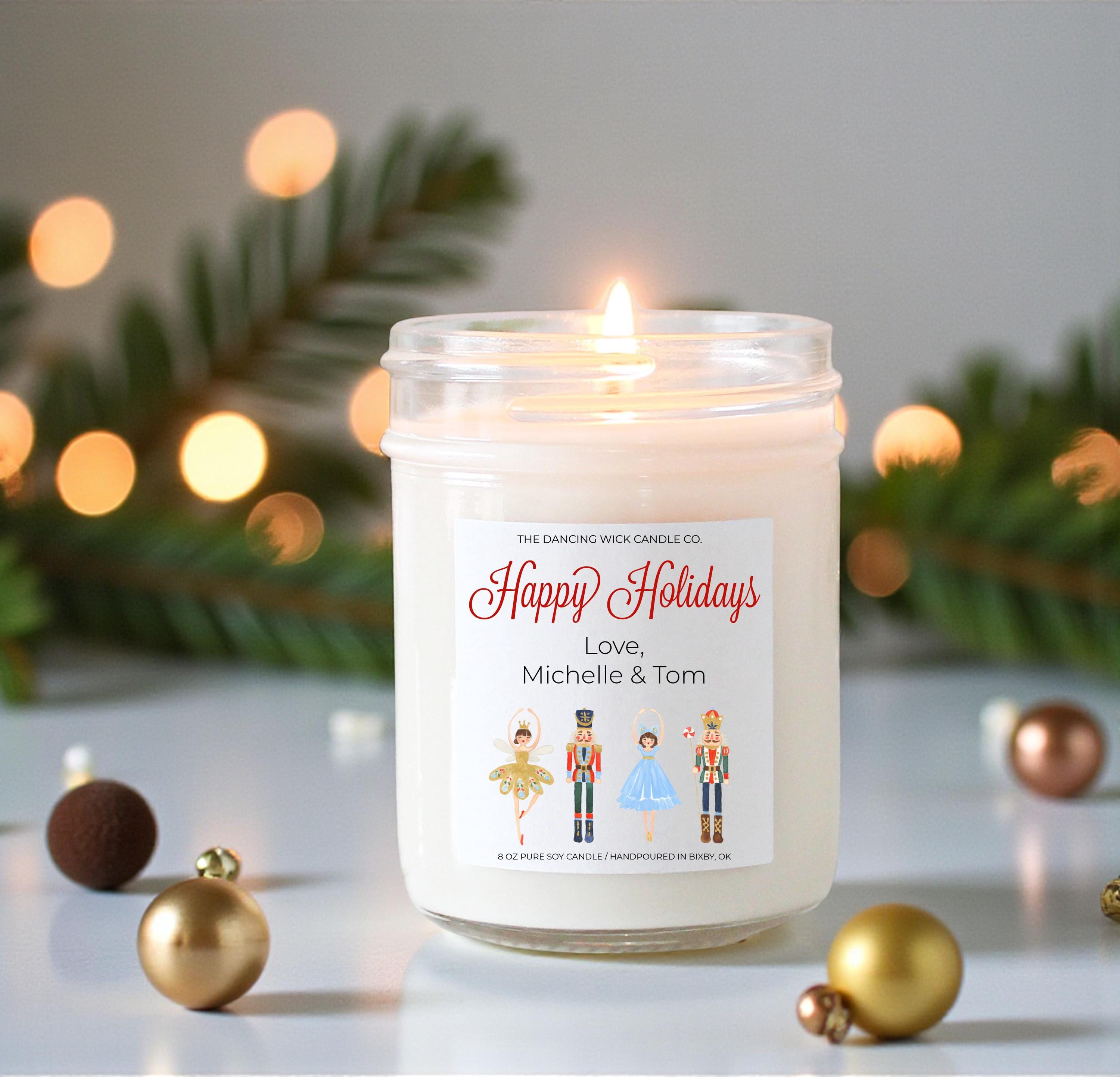 Nutcracker Christmas Candle