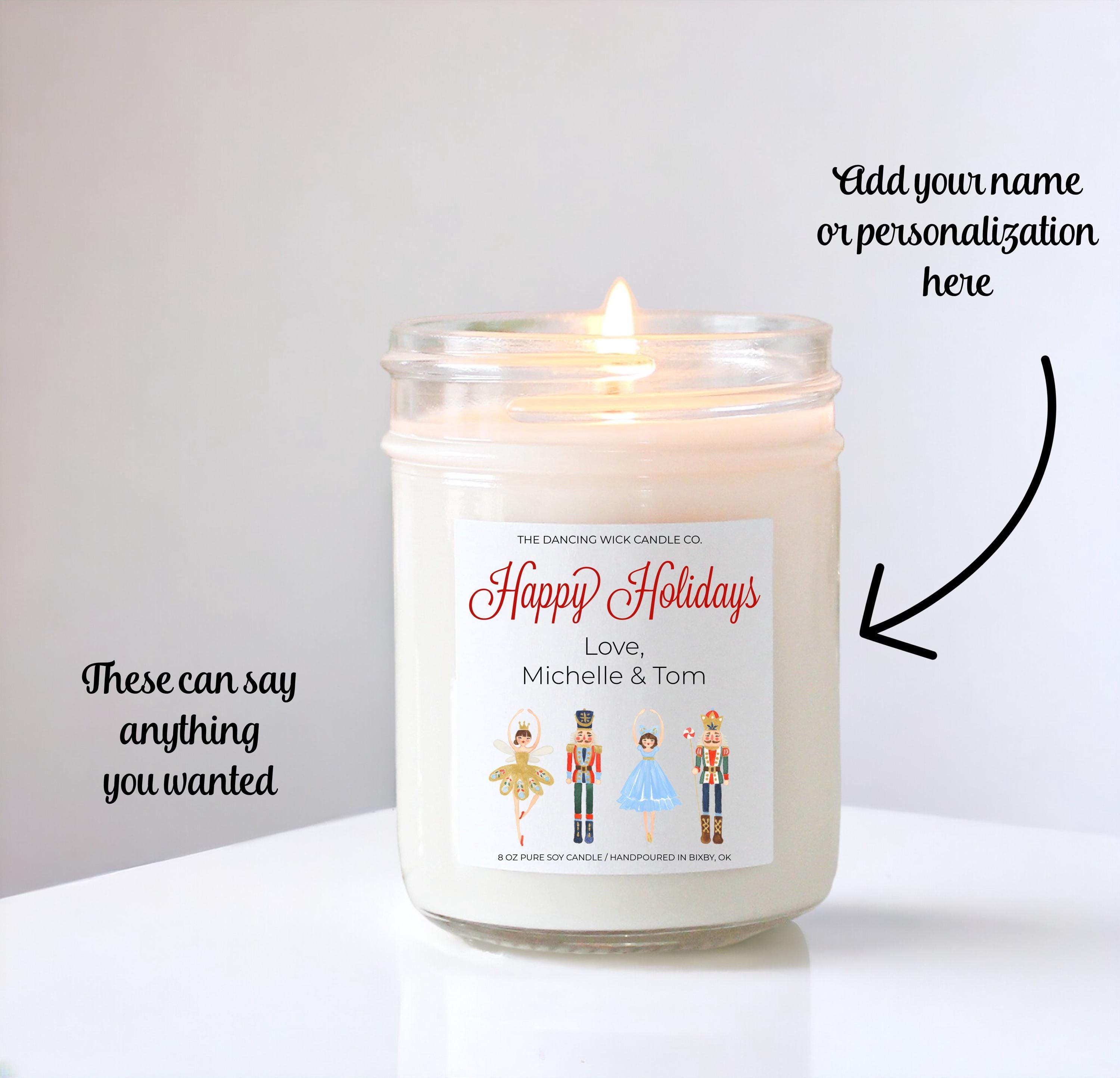 Nutcracker Christmas Candle