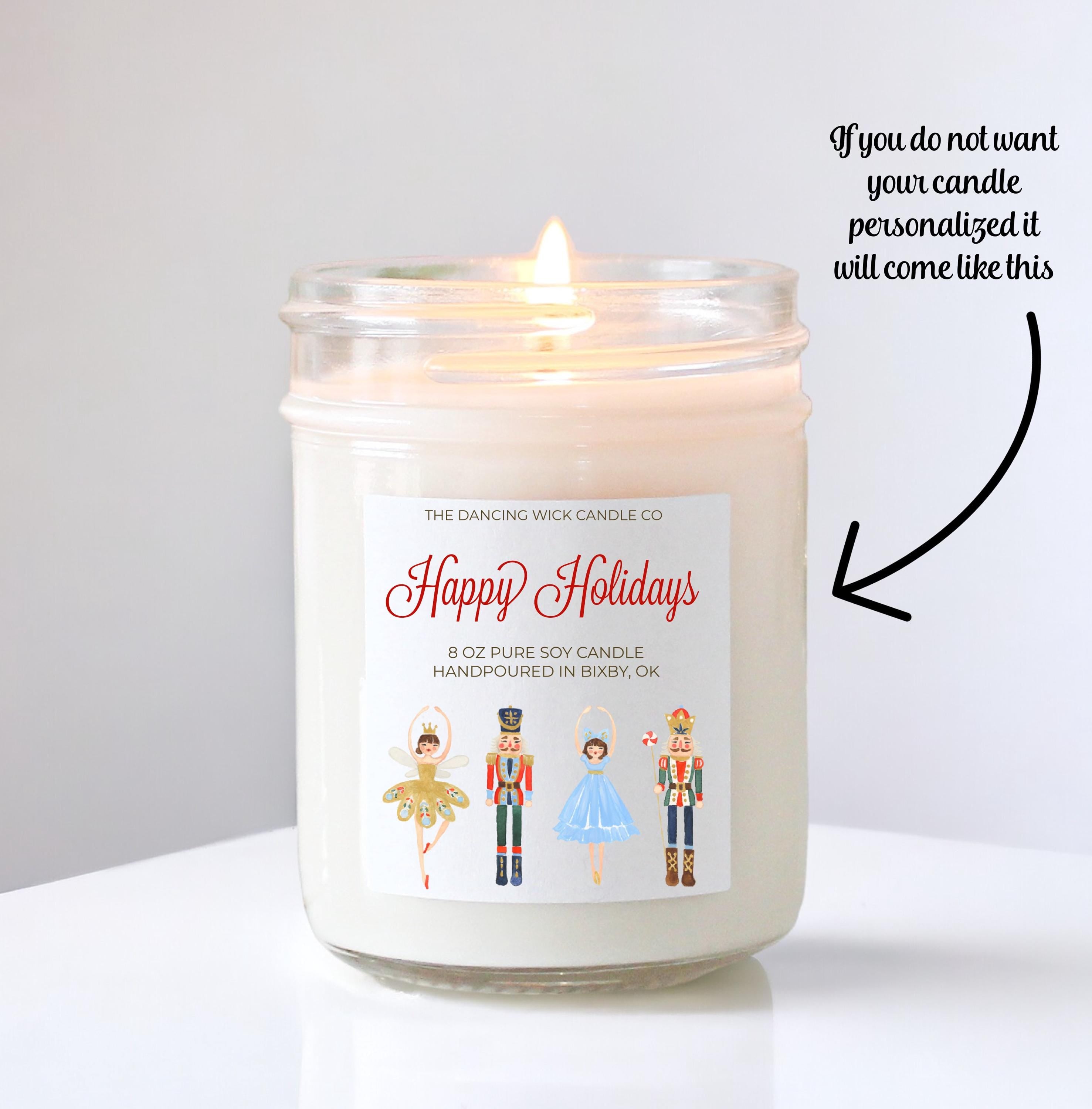 Nutcracker Christmas Candle