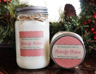 Christmas Candle//Holiday Candle//Candy Cane Pure Soy Candle//Holiday Gift//Candle Gift Set//Christmas Spa Gift Set/Holiday Gift Set