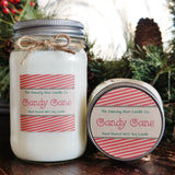 Christmas Candle//Holiday Candle//Candy Cane Pure Soy Candle//Holiday Gift//Candle Gift Set//Christmas Spa Gift Set/Holiday Gift Set