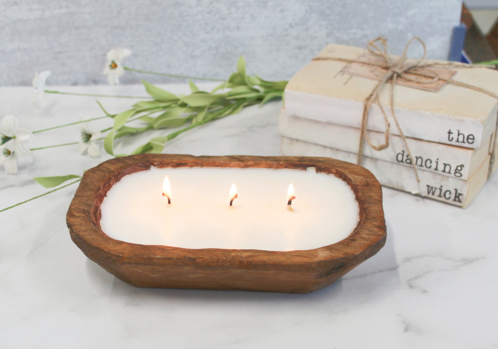 3 Wick Bread Bowl Soy Candle – The Dancing Wick