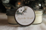 Gold & Silver Christmas Favors / Set of 6 - 4 oz