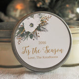 Gold & Silver Christmas Favors / Set of 6 - 4 oz