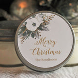 Gold & Silver Christmas Favors / Set of 6 - 4 oz