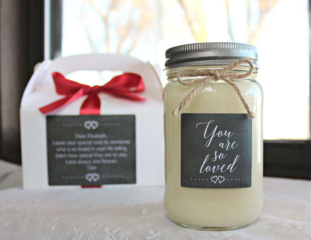 You Are So Loved - Valentines Day Candle