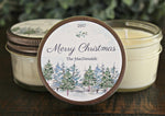 Christmas Forest Favors / Set of 6 - 4 oz