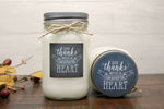 Give Thanks with a Grateful Heart Candle