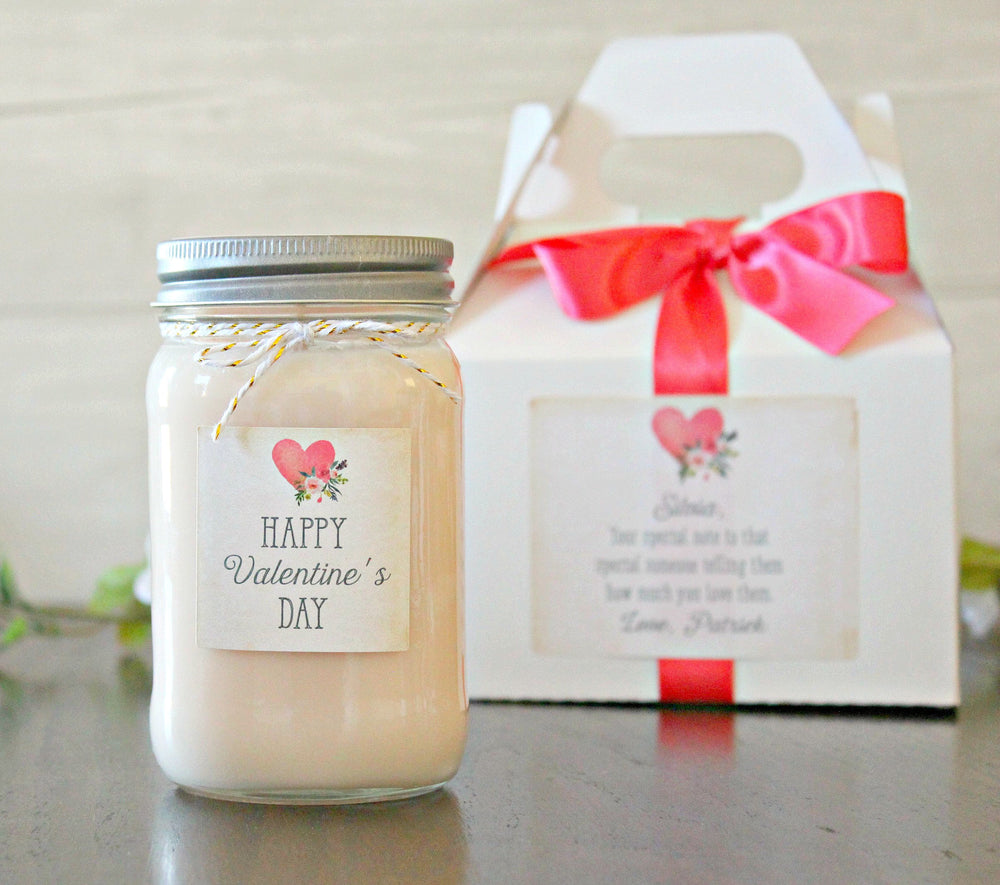 Valentines Day Candle