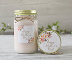 Happy Mothers Day Gift / 16 oz Soy Candle  / Personalized Mother's Day Gift / Gift For Mom  / Candle with box / Floral Gift For Mom