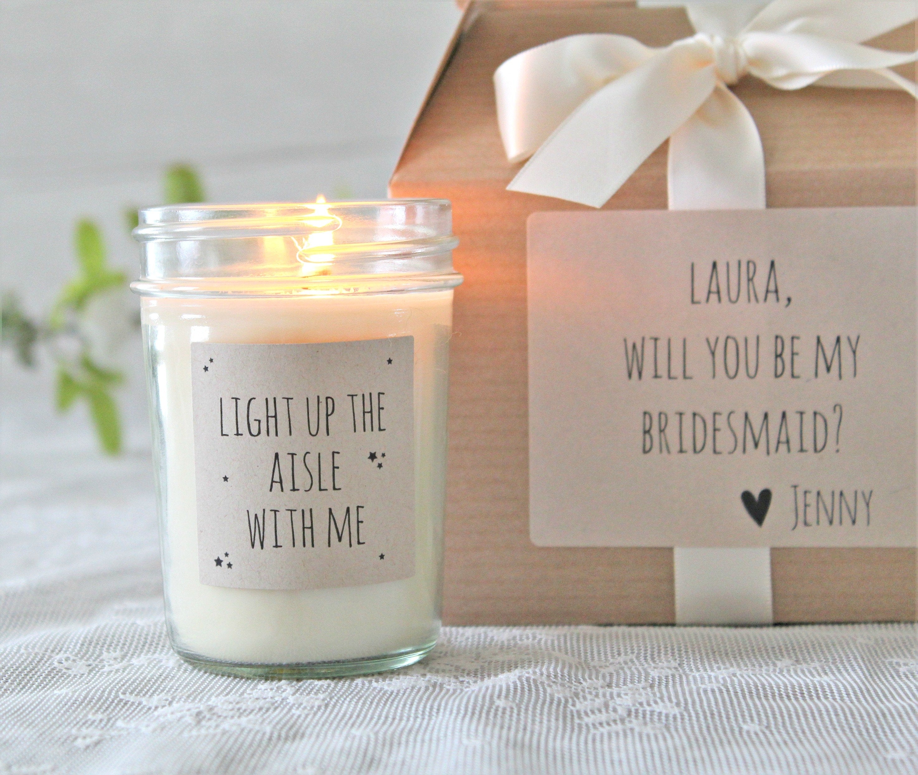 Bridesmaid Proposal Box - Light Up the Aisle