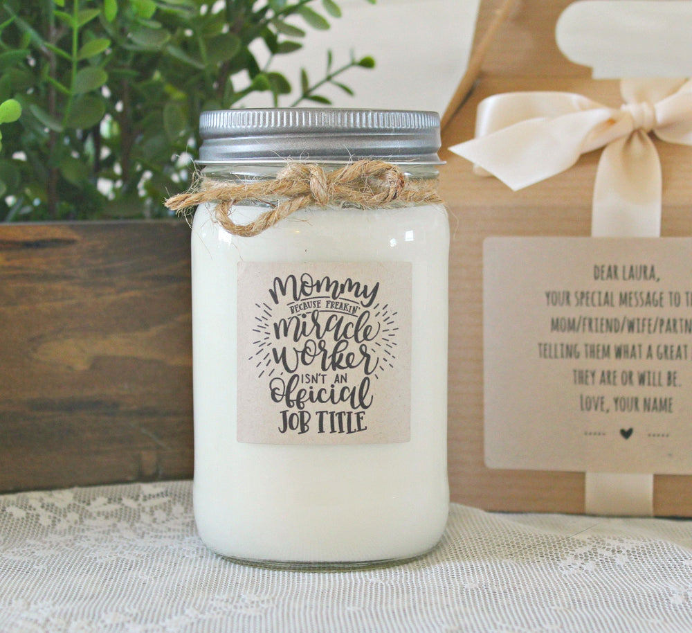 First Mother's Day Gift / Mommy Gift /New Mom Gift / Personalized Gift For Mom / Candle gift For Mom / Funny Gift For Mom